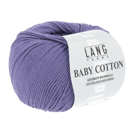 Lang Yarns Baby Cotton – 50g / 180m – Dark Lilac (0246)