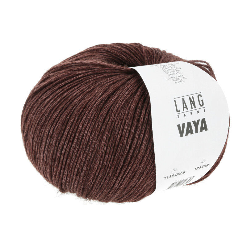 Lang Yarns Vaya – 50g / 200m – Brown (0068)