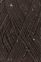 Lang Yarns Super Soxx Tweed 6-ply – 150g / 410m – Choco (0067) – detail