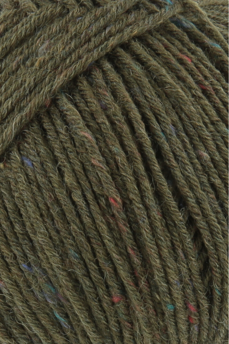 Lang Yarns Super Soxx Tweed 6-ply – 150g / 410m – Crocodile Green (0099) – detail
