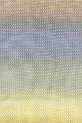 Lang Yarns Move 6-ply – 100g / 270m – Yellow/Camel/Light Blue (0005) – detail