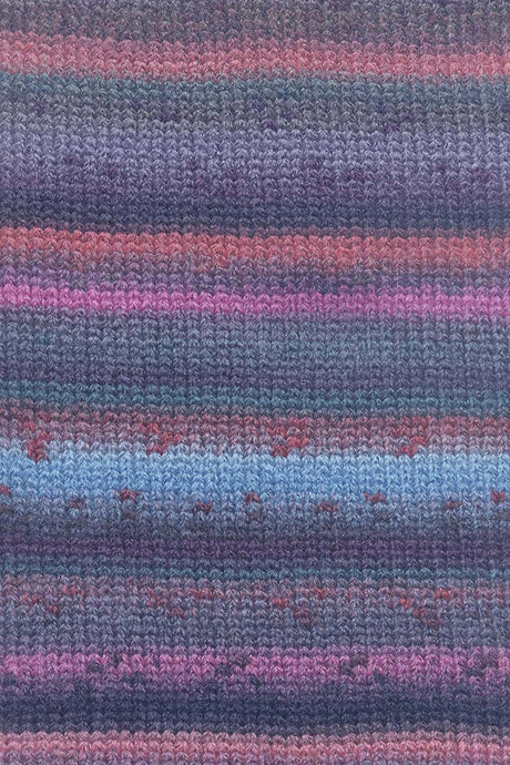 Lang Yarns Cashmere Light Color yarn, Pink/Bordeaux/Turquoise, colour 0005, alternate product photograph