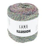 Lang Yarns Illusion – 100g / 270m – Fuchsia/Green/Blue (0003)