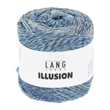 Lang Yarns Illusion – 100g / 270m – Blue/Grey/Beige (0006)