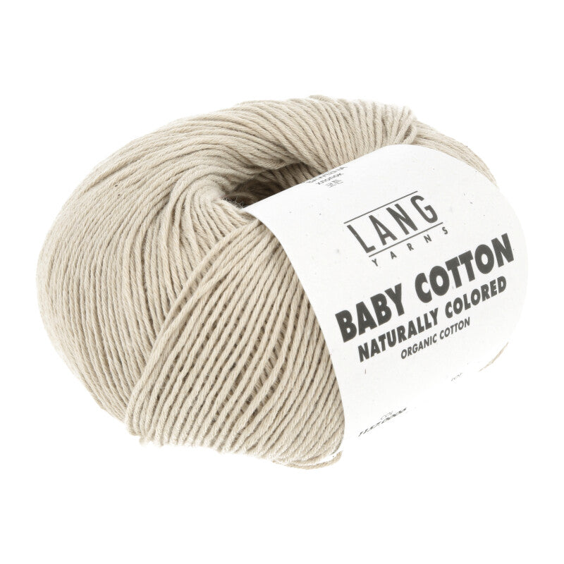 Lang Yarns Baby Cotton Naturally Colored – 50g / 180m – Pale Green (0006)