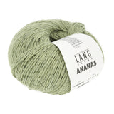 Lang Yarns Ananas yarn, Light Green, colour 0016, ball photograph