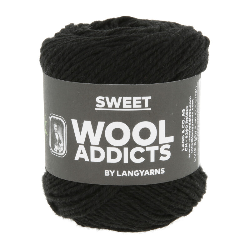 Lang Yarns Sweet – 50g / 135m – Black (0004)