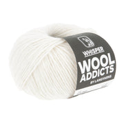 Lang Yarns Whisper – 50g / 125m – White (0001)