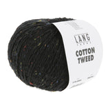 Lang Yarns Cotton Tweed – 50g / 130m – Black (0004)