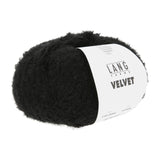 Lang Yarns Velvet – 50g / 170m – Black (0004)