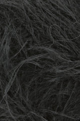 Lang Yarns Fluffy – 50g / 205m – Black (0004) – detail