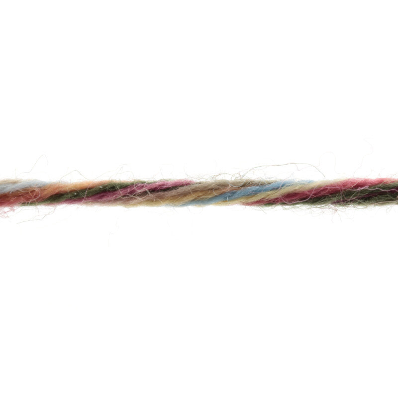 Lang Yarns Prisma – 100g / 180m – Dark Red/Brown-Orange/Dark Olive (0005) – yarn texture