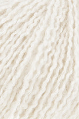 Lang Yarns Luma – 50g / 120m – White (0001) – detail
