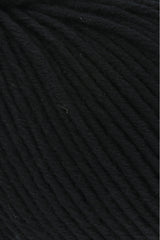 Lang Yarns Merino+ – 50g / 90m – Black (0004) – detail