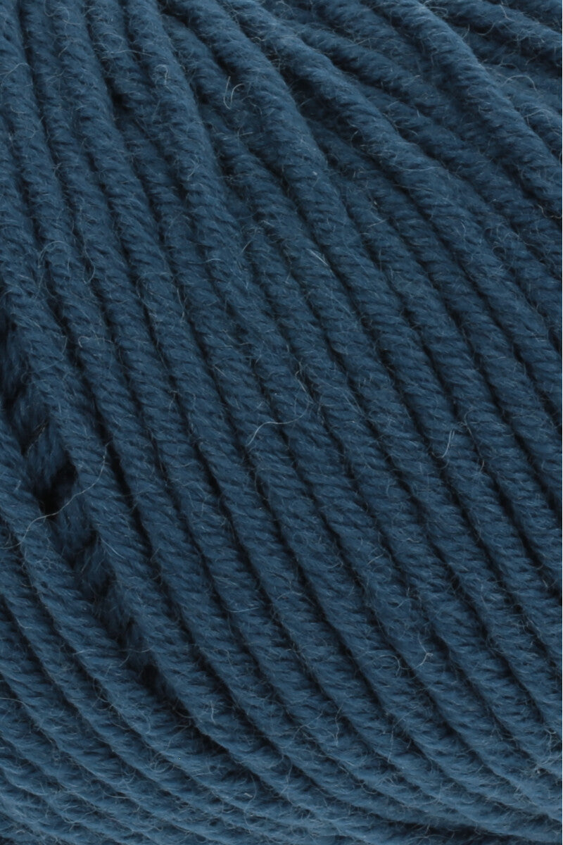 Lang Yarns Merino+ – 50g / 90m – Steel Blue (0133) – detail