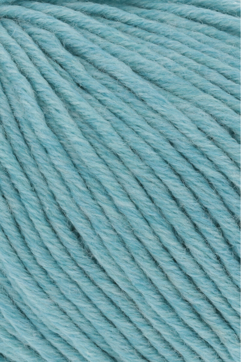 Lang Yarns Merino+ – 50g / 90m – Aqua Mélange (0172) – detail