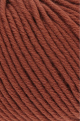 Lang Yarns Merino+ – 50g / 90m – Brick (0187) – detail