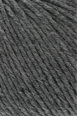 Lang Yarns Merino+ – 50g / 90m – Dark Grey Mélange (0270) – detail