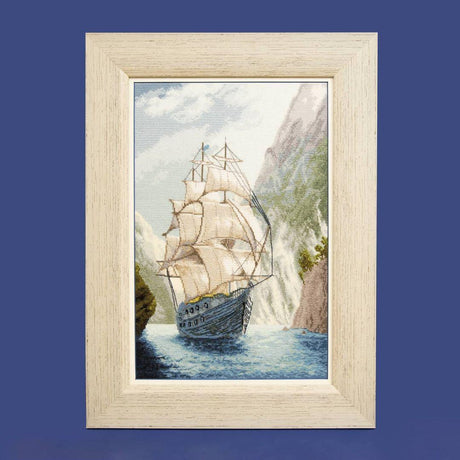 Charivna Mit TO THE HOME HARBOR Counted Cross Stitch Kit