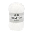 Lang Yarns Quattro – 50g / 120m – White (0001)