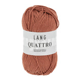 Lang Yarns Quattro – 50g / 120m – Blood Orange (0015)