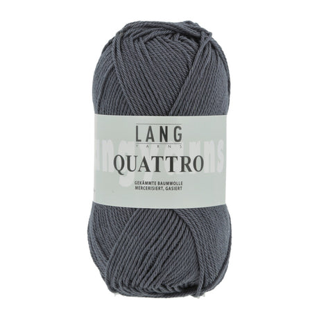 Lang Yarns Quattro – 50g / 120m – Anthracite (0070)