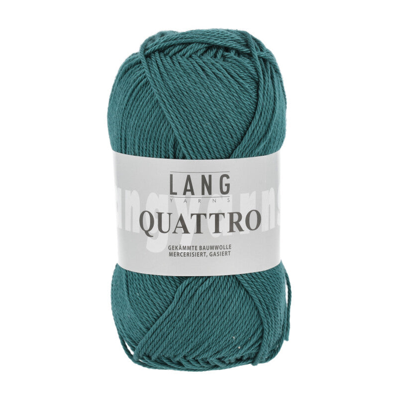 Lang Yarns Quattro – 50g / 120m – Petrol (0088)