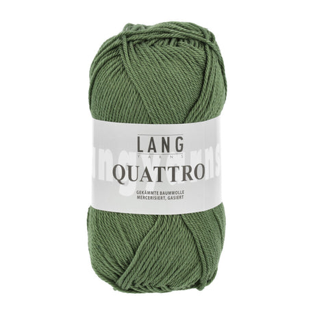 Lang Yarns Quattro – 50g / 120m – Olive (0097)