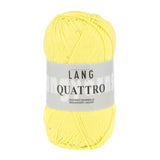 Lang Yarns Quattro – 50g / 120m – Light Yellow (0113)