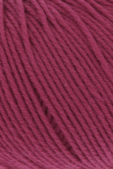 Lang Yarns Merino 150 Yarn, 150m / 50g – Burgundy (0162), yarn texture