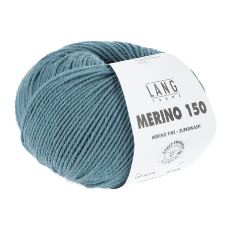 Lang Yarns Merino 150 Yarn, 150m / 50g – Atlantic (0274)
