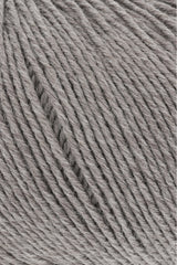 Lang Yarns Merino 150 Yarn, 150m / 50g – Dark Beige Mélange (0326), yarn texture