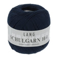 Lang Yarns Schulgarn 10/4 – 100% cotton yarn, 50g/160m – Blue Marine (0034)