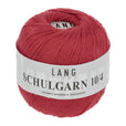 Lang Yarns Schulgarn 10/4 – 100% cotton yarn, 50g/160m – Hot Red (0060)