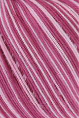 Lang Yarns Schulgarn 10/4 – 100% cotton yarn, 50g/160m – Dusty Pink (0165) – detail