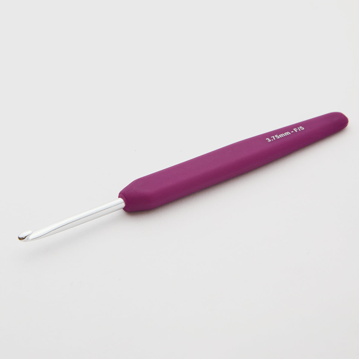 KnitPro Waves Aluminium-Häkelnadeln mit buntem, weichem Griff – einseitig
