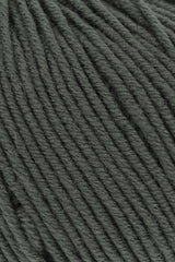 Lang Yarns Merino 120 Yarn, 120m / 50g – Olive (0098), yarn texture