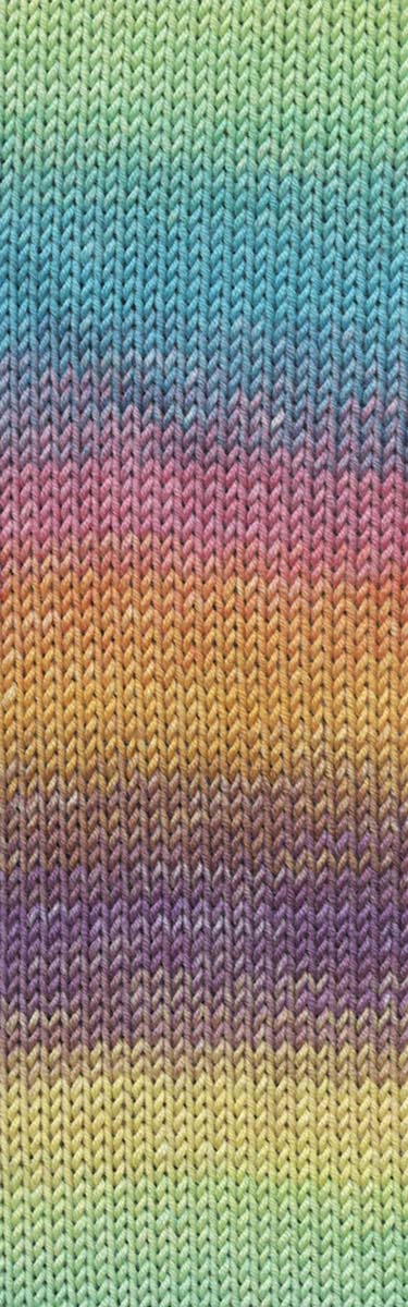 Lang Yarns Merino 120 Dégradé – 50g / 120m – Multicolour/Pastel (0001) – detail