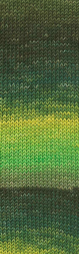 Lang Yarns Merino 120 Dégradé – 50g / 120m – Green (0002) – detail