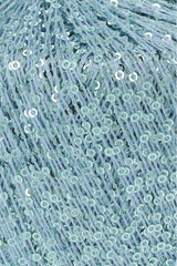 Lang Yarns Paillettes – 25g / 112m – Light Blue (0020) – detail