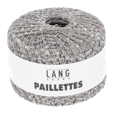 Lang Yarns Paillettes – 25g / 112m – Silver (0023)