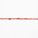Lang Yarns Paillettes – 25g / 112m – Red/Gold (0060) – yarn texture