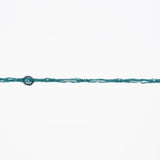 Lang Yarns Paillettes – 25g / 112m – Petrol/Silver (0088) – yarn texture