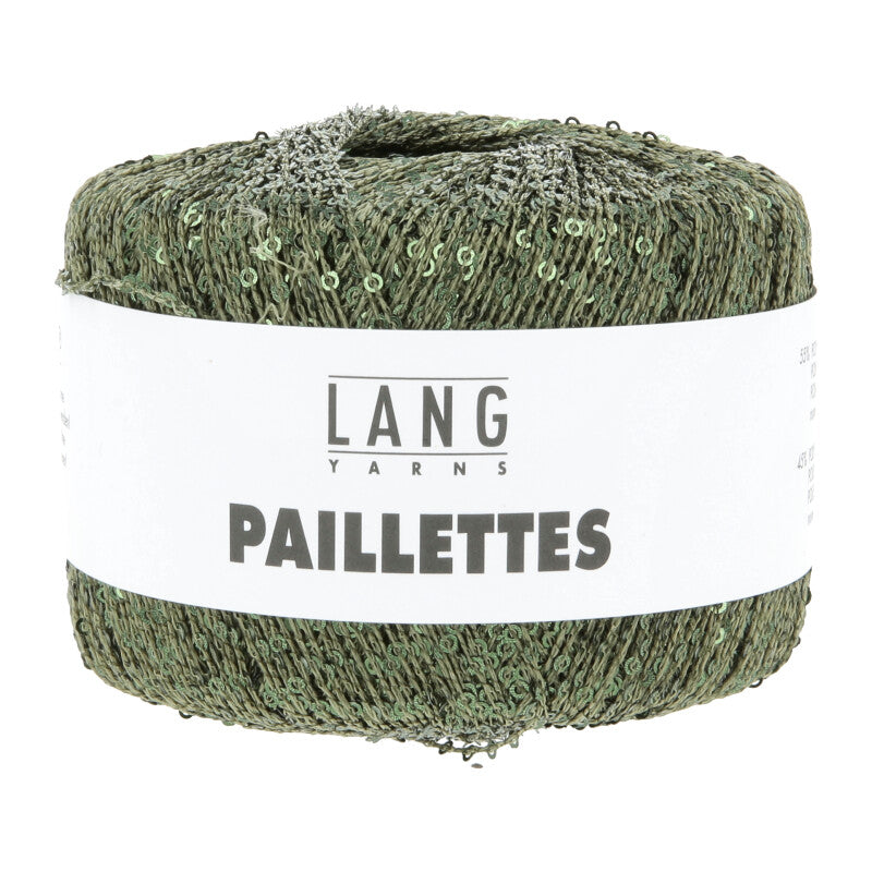 Lang Yarns Paillettes – 25g / 112m – Crocodile Green (0099)
