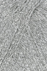 Lang Yarns Lamé Soft – 50g / 190m – Gray (0024) – detail