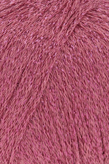 Lang Yarns Lamé Soft – 50g / 190m – Coral (0028) – detail