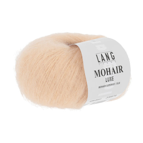 Lang Yarns Mohair Luxe Yarn, 175m / 25g – Apricot (0027)