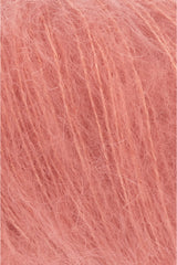 Lang Yarns Mohair Luxe Yarn, 175m / 25g – Melon (0029), yarn texture