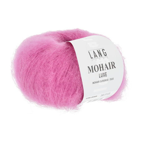 Lang Yarns Mohair Luxe Yarn, 175m / 25g – Fuchsia (0066)