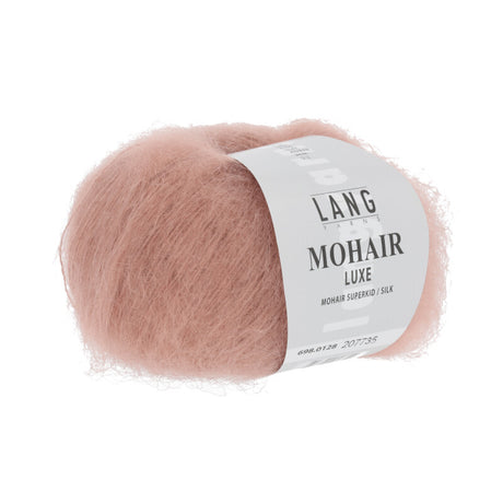 Lang Yarns Mohair Luxe Yarn, 175m / 25g – Salmon (0128)